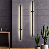 360° Modern Black&Gold LED Linear Wall Light | Yedwo